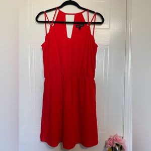 Banana republic, red dress, size M